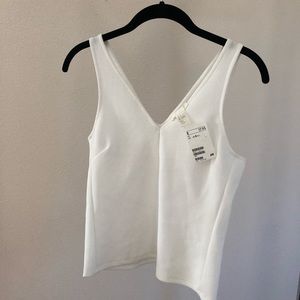 H&M white tank top NWT